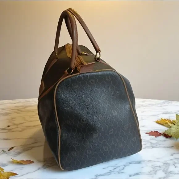 FLASH SALE Authentic Christian Dior Honeycomb Boston Medium Weekender Bag